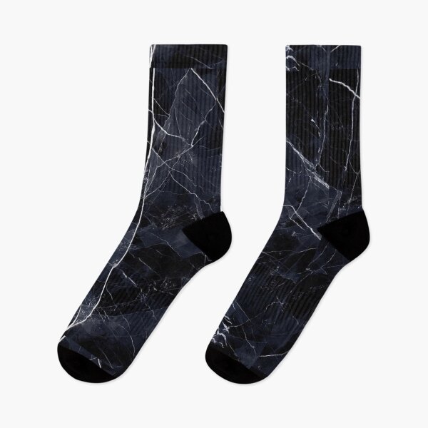 Item preview, Deep dark blue and black marble print designed and sold by HadeeeeL.