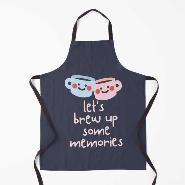 Item preview, Two Cute Coffee Cups Together - Let's Brew Up Some Memories designed and sold by TrippyHistory.