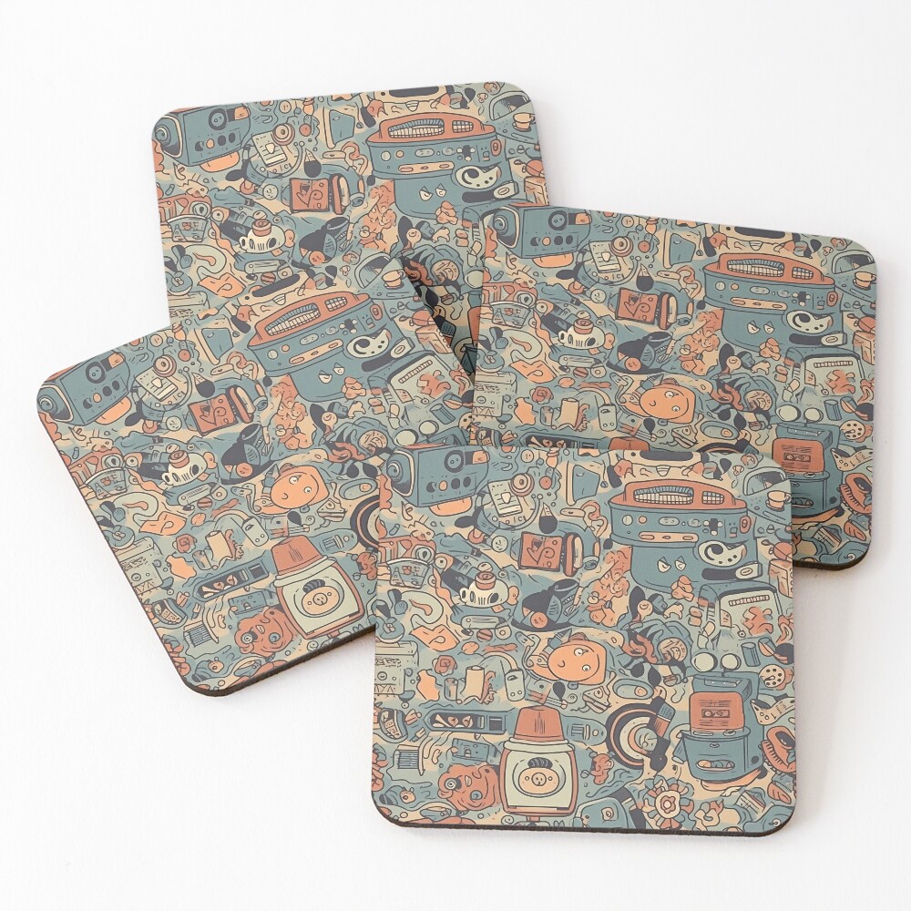 Item preview, Coasters (Set of 4) designed and sold by InkVibe.