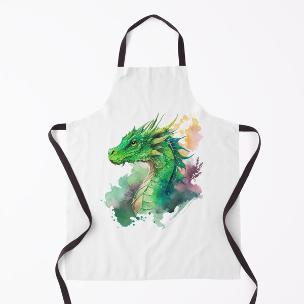 Item preview, Majestic Green Dragon Watercolor designed and sold by Art-by-Aelia.