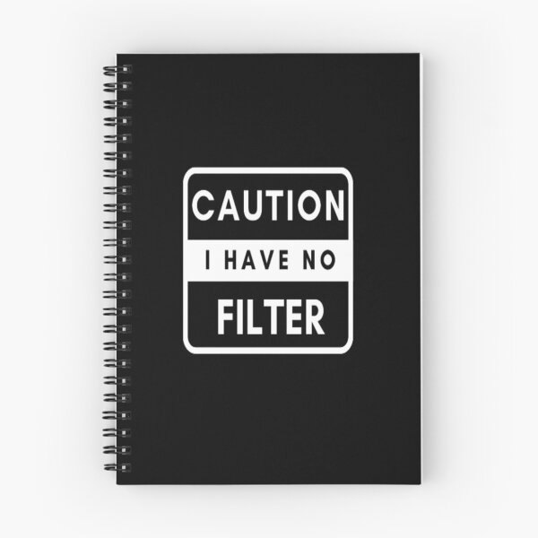 Item preview, sarcasm t-shirt, funny t-shirt "caution i have no filter" BLACK LOVERS designed and sold by Taj Shop.