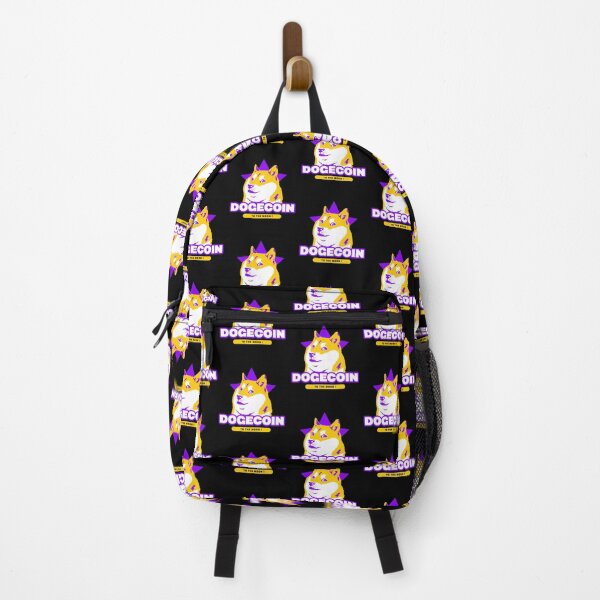 Item preview, Dogecoin To The Moon Purple stars Doge stickers designed and sold by NFTDesignsBLV.