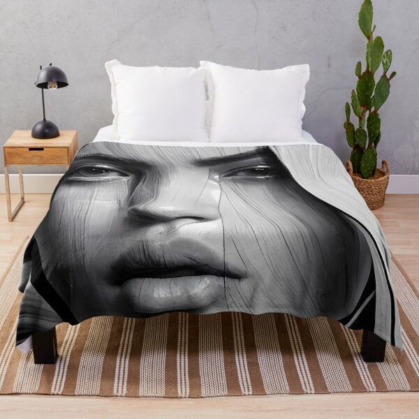 Item preview, Modern Abstract Art Deco Black and White AI Art  designed and sold by stayrad.