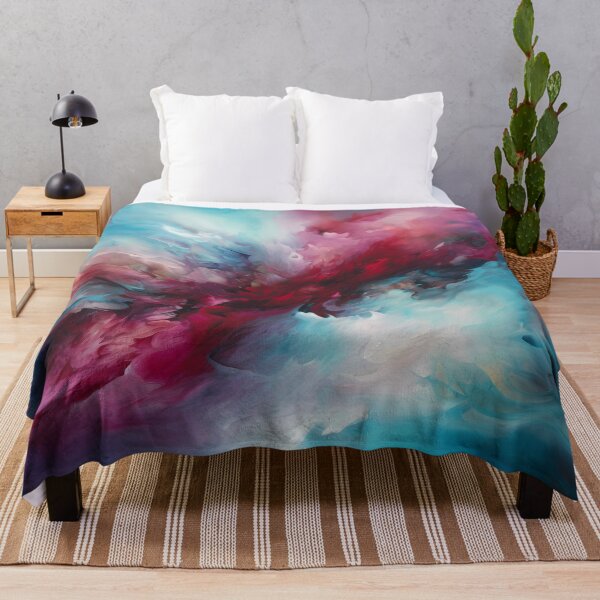 Item preview, Abstract painting of an ethereal cloudscape designed and sold by luckylilyrae.