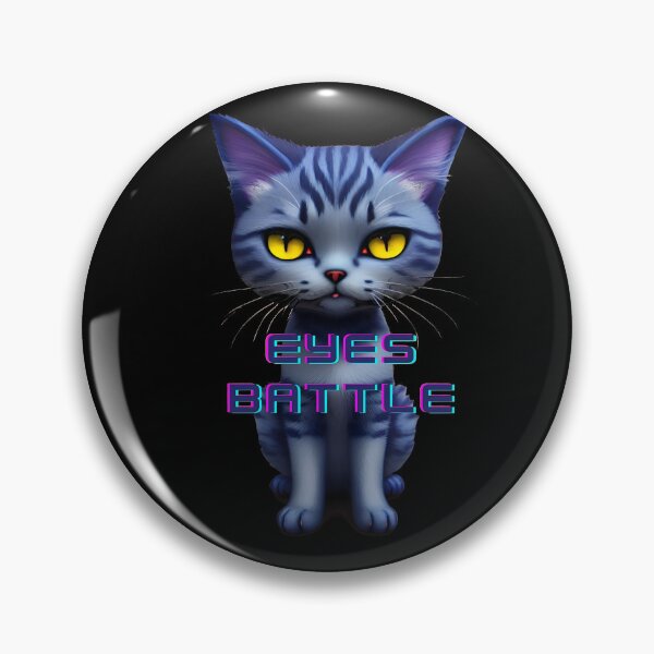 Item preview, Cute kitty: Eyes Battle designed and sold by Tw1nsAIArt.