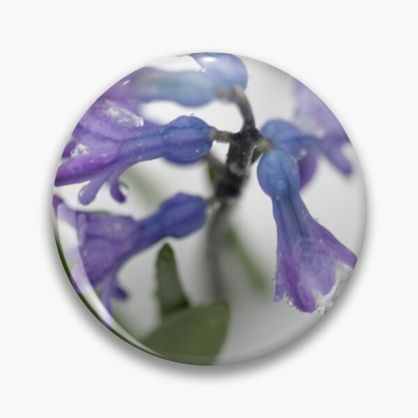 Item preview, Violet flowers under snow designed and sold by olena2552.