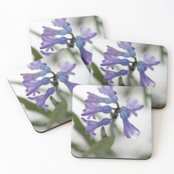 Item preview, Violet flowers under snow designed and sold by olena2552.