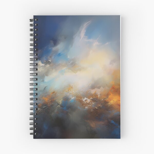 Item preview, Abstract painting of an ethereal cloudscape designed and sold by luckylilyrae.