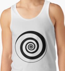 #target #aim #accurate #dart #accuracy #hittarget #dartboard #archery #bullseye #spiral #goal #circular #license #arrow #patent #design #vortex #blackandwhite #monochrome #copyspace #circle  Tank Top
