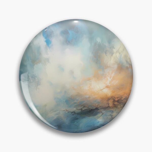 Item preview, Abstract painting of an ethereal cloudscape designed and sold by luckylilyrae.