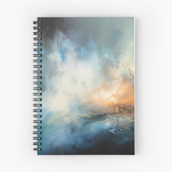 Item preview, Abstract painting of an ethereal cloudscape designed and sold by luckylilyrae.