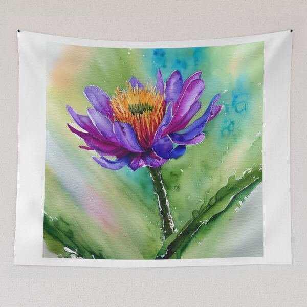Item preview, Watercolor style purple peony designed and sold by ARTISTRY  ATELIER.