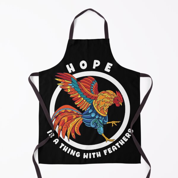 Item preview, Hope Is A Thing With Feathers Colorful Stylized Rooster for Dark Colors designed and sold by designsmostfowl.