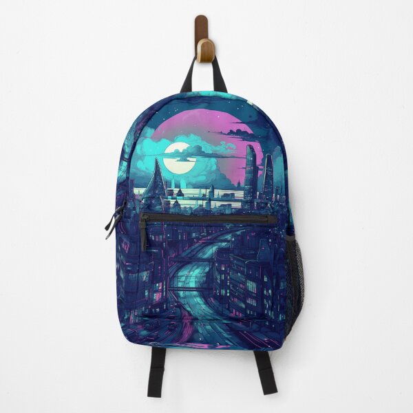 Item preview, Moonlit Metropolis: A Dreamlike Skyline Under the Stars designed and sold by ZGigerBarker.