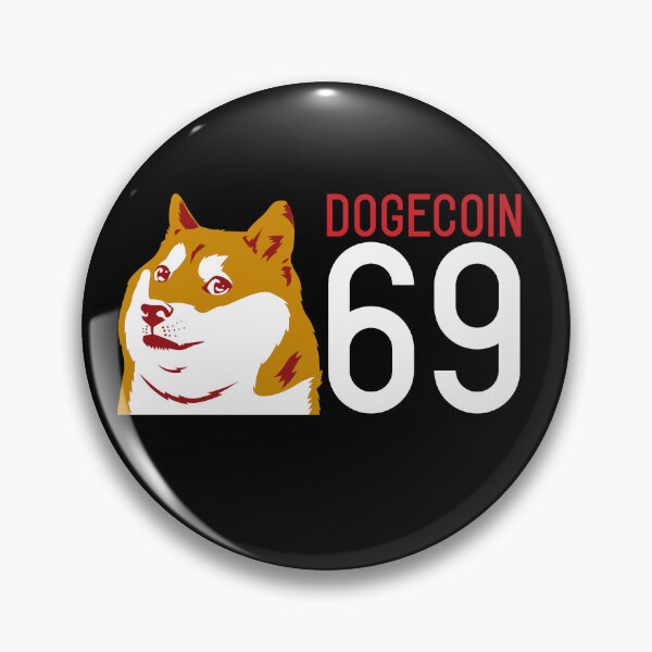 Item preview, Dogecoin to The Moon Dogecoin 69 Dogecoin stickers designed and sold by NFTDesignsBLV.