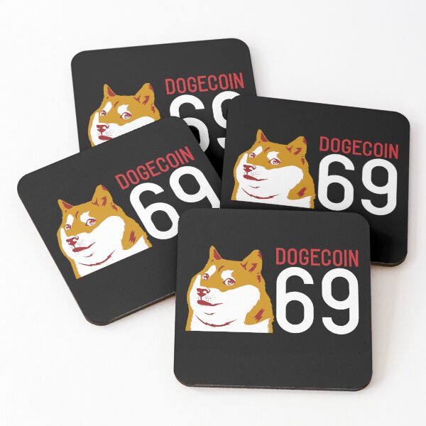 Item preview, Dogecoin to The Moon Dogecoin 69 Dogecoin stickers designed and sold by NFTDesignsBLV.