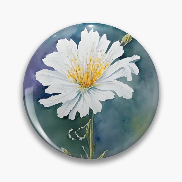 Item preview, Watercolor Style White Daisy designed and sold by ARTISTRY  ATELIER.