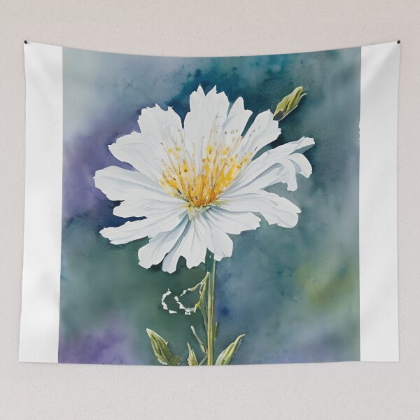 Item preview, Watercolor Style White Daisy designed and sold by ARTISTRY  ATELIER.