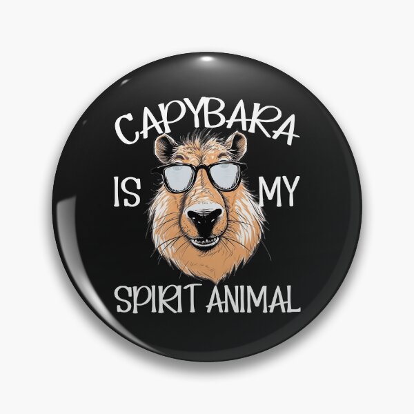 Item preview, Capybara Is My Spirit Animal designed and sold by ahmed2751989.