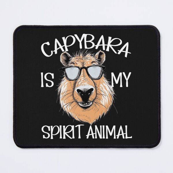 Item preview, Capybara Is My Spirit Animal designed and sold by ahmed2751989.