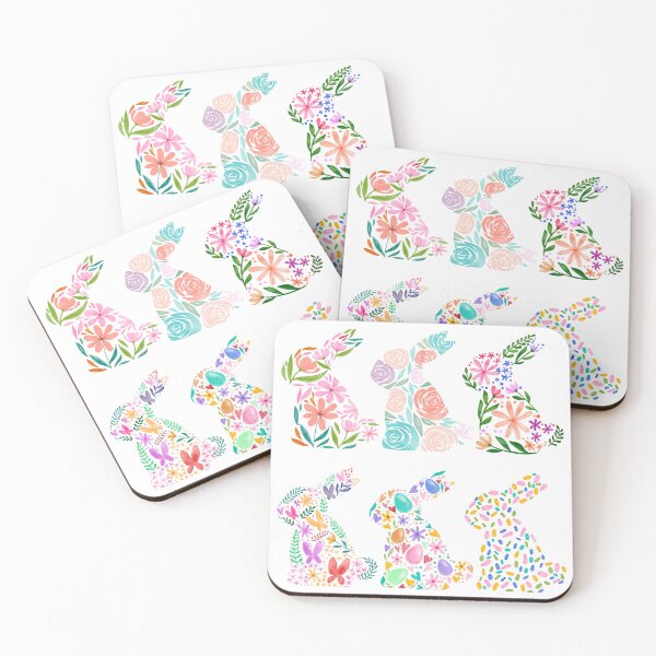 Item preview, Easter Rabbit 6 Pattern Design designed and sold by BeWilDesigns.