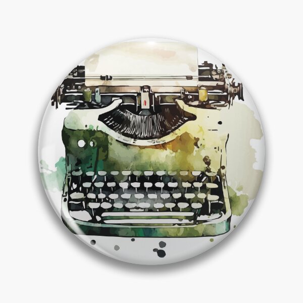 Item preview, A Vintage Typewriter in Watercolor - Old School Cool designed and sold by GVRDesign.