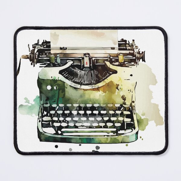 Item preview, A Vintage Typewriter in Watercolor - Old School Cool designed and sold by GVRDesign.