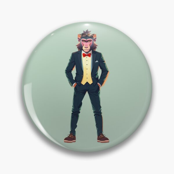 Item preview, Hipster Baboon V10 designed and sold by HipsterAnimals.