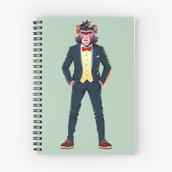 Item preview, Hipster Baboon V10 designed and sold by HipsterAnimals.