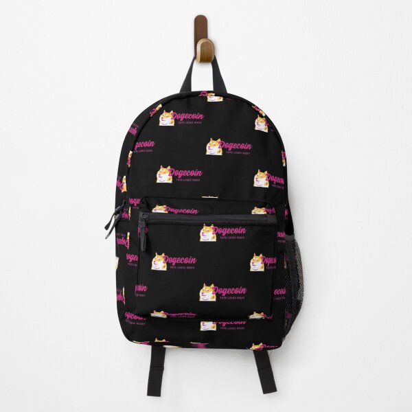 Item preview, Dogecoin to The Moon Fate Loves Irony Pink Ladies Women Crypto designed and sold by NFTDesignsBLV.
