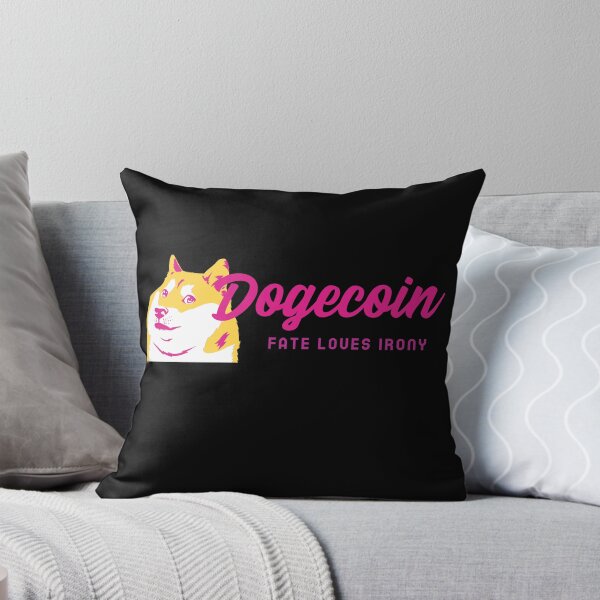 Item preview, Dogecoin to The Moon Fate Loves Irony Pink Ladies Women Crypto designed and sold by NFTDesignsBLV.