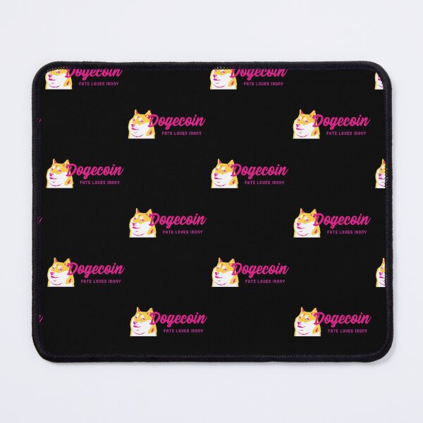 Item preview, Dogecoin to The Moon Fate Loves Irony Pink Ladies Women Crypto designed and sold by NFTDesignsBLV.