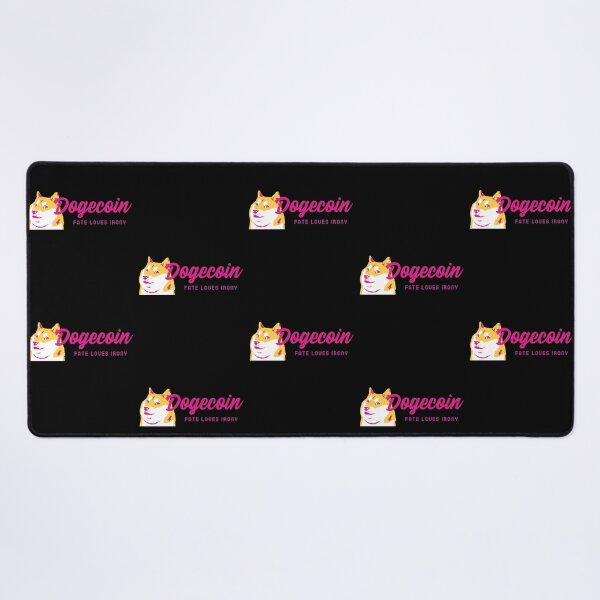 Item preview, Dogecoin to The Moon Fate Loves Irony Pink Ladies Women Crypto designed and sold by NFTDesignsBLV.