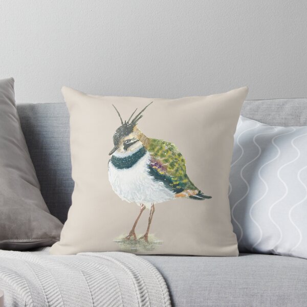 Item preview, Northern lapwing - Original Bird Watercolor Painting designed and sold by ElomaArts.