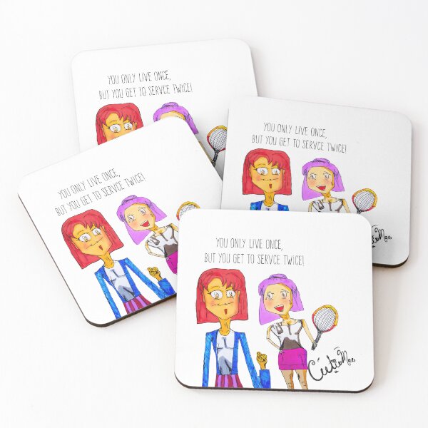 Item preview, You only live once, but you get to serve twice!  designed and sold by CutieMae.