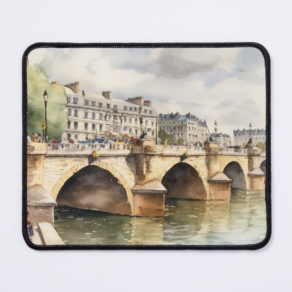 Item preview, Summer Serenade: Pont Neuf Watercolor Wonder in Paris designed and sold by Timothy Redman.