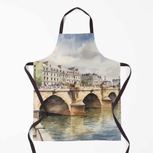 Item preview, Summer Serenade: Pont Neuf Watercolor Wonder in Paris designed and sold by Timothy Redman.