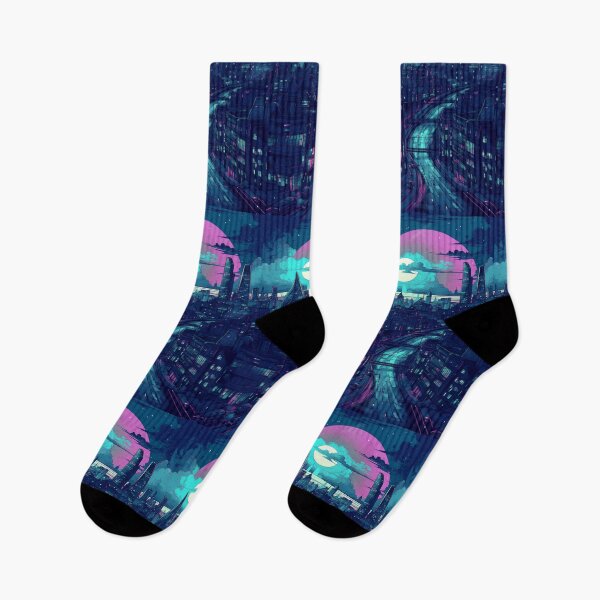 Item preview, Moonlit Metropolis: A Dreamlike Skyline Under the Stars designed and sold by ZGigerBarker.