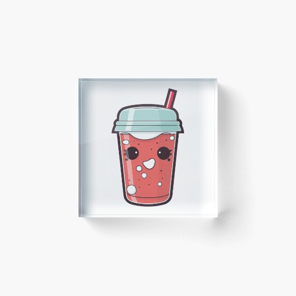 Item preview, Watermelon Bubble Drink designed and sold by Brush-Blueprint.
