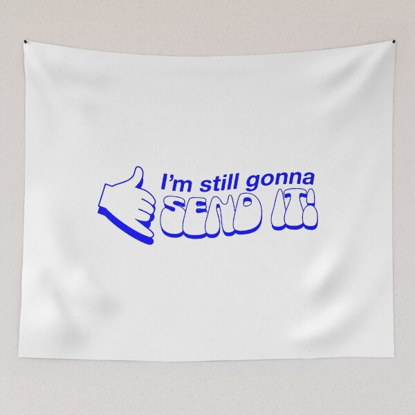 Item preview, I'm still gonna send it! Blue designed and sold by DatShirtCo420.