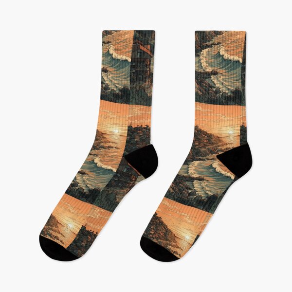 Item preview, Coastal Glow: A Dreamy Sunset Over the Ocean designed and sold by ZGigerBarker.