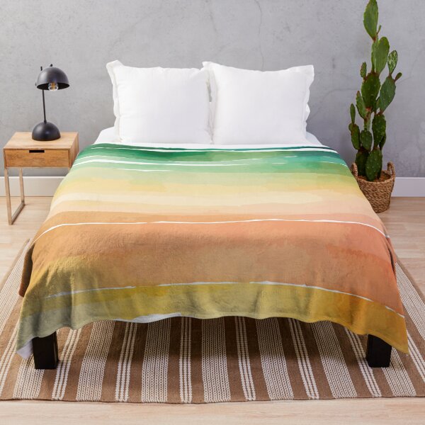 Item preview, A Modern Orange and Green Watercolor - Boho Chic Patterns designed and sold by GVRDesign.