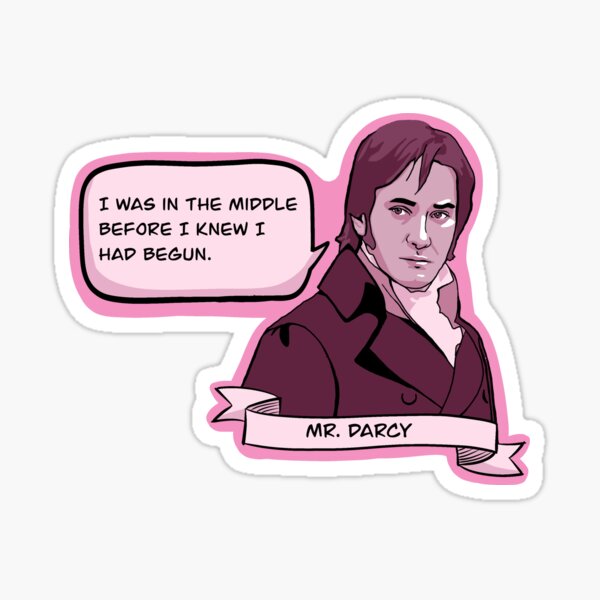 Mr. Darcy - Macfadyen Quotable Sticker