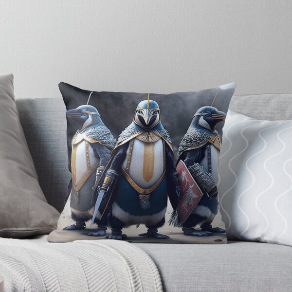 Item preview, Knights of the Arctic: Penguin Trio Battles On designed and sold by TeesMi.