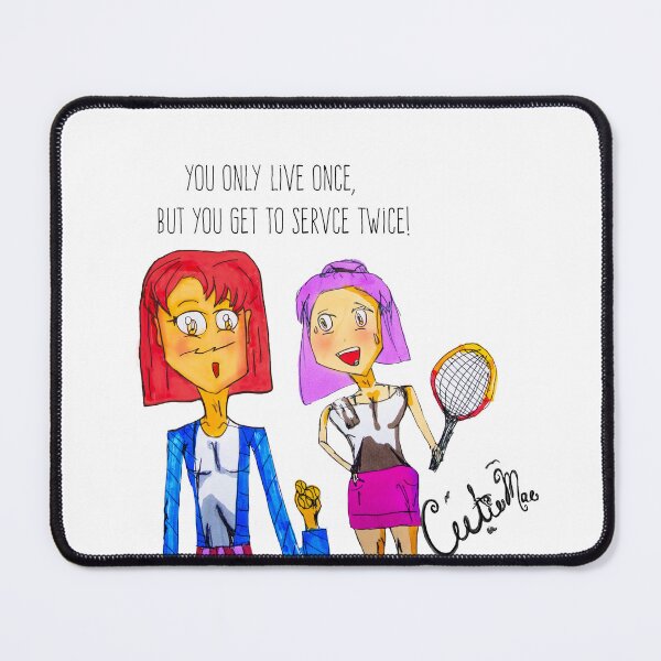 Item preview, You only live once, but you get to serve twice! designed and sold by CutieMae.