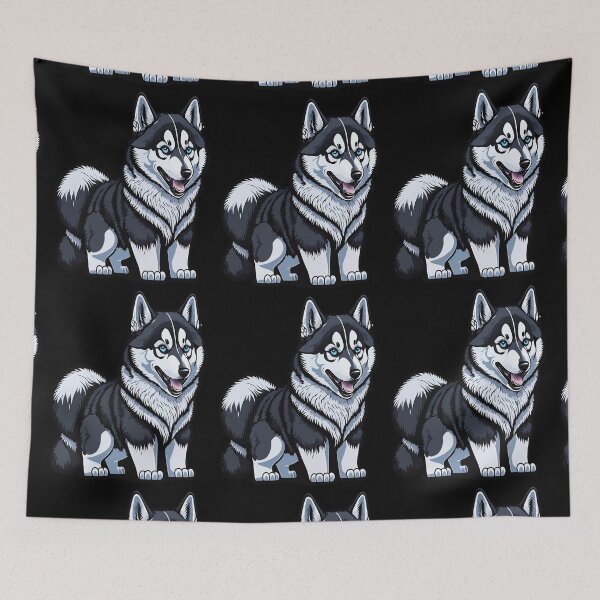 Item preview, Alaskan Husky puppy designed and sold by HuskyHuddle.