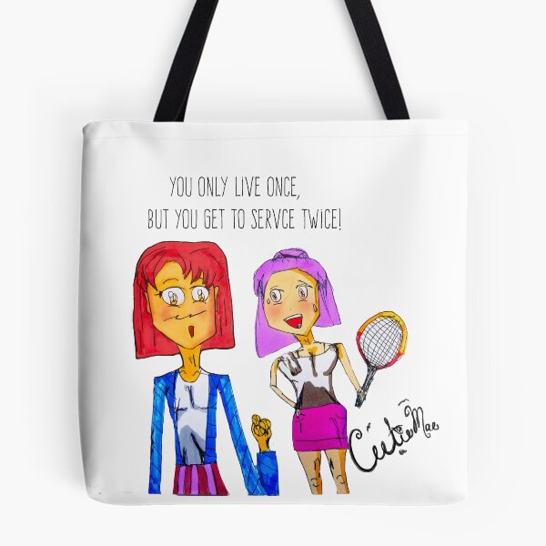 Item preview, You only live once, but you get to serve twice!  designed and sold by CutieMae.