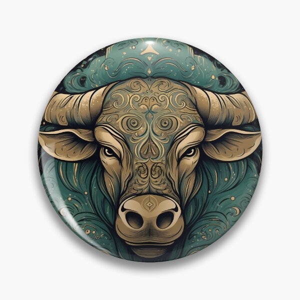 Item preview, Vintage Style Taurus Zodiac Sign Art, Taurus Zodiac Sign Gift, Vintage Bull Art designed and sold by ADGFX.