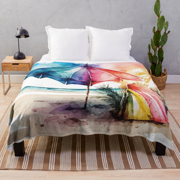 Item preview, A Beach Vacation Watercolor - Boho Chic designed and sold by GVRDesign.