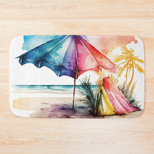 Item preview, A Beach Vacation Watercolor - Boho Chic designed and sold by GVRDesign.